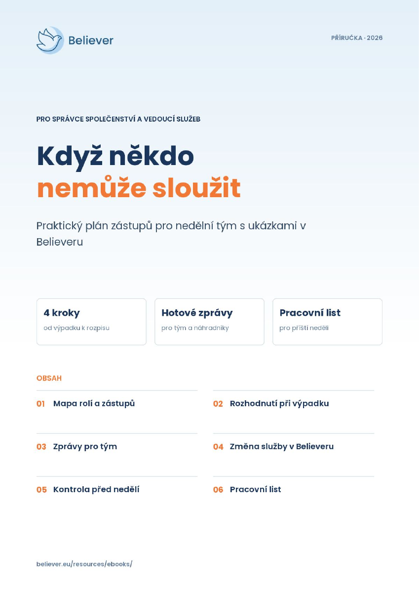 Obálka e-booku Když někdo nemůže sloužit